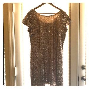 Sequence party dress (rose)